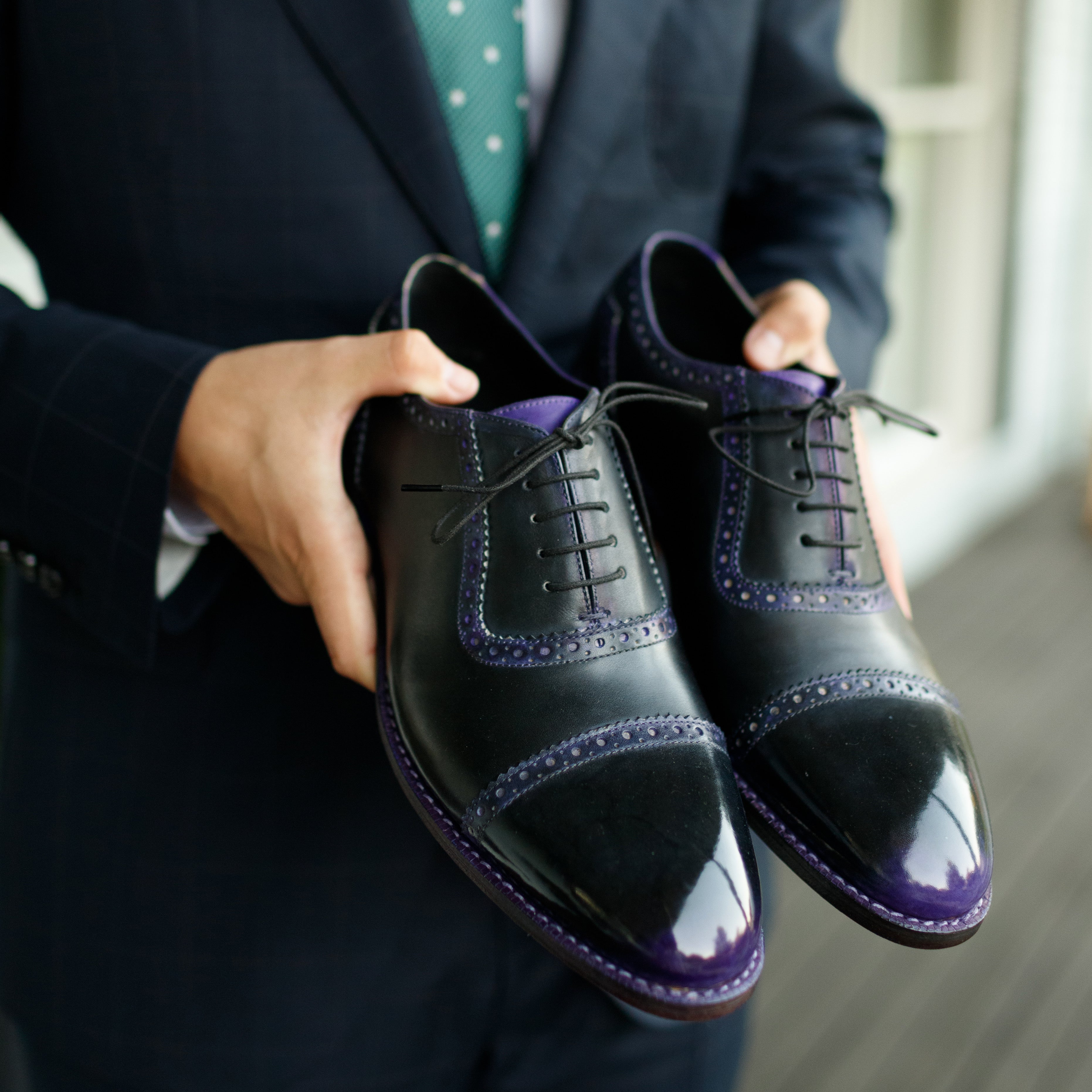 Purple oxford clearance shoes