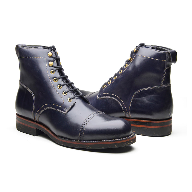 Luchador-Z, Service Boot - Dark Navy Horserump | Boots 3.0