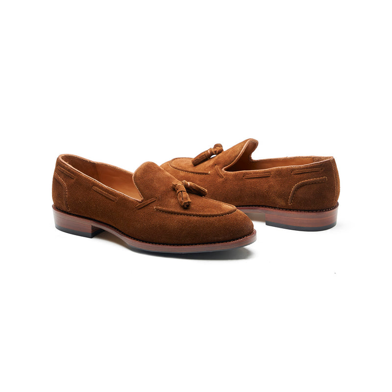 Royce, Tassel Loafer - Castorino French Brown | Hand Welted