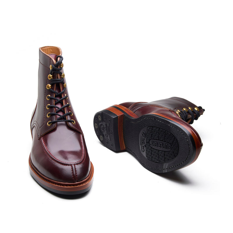 Fred, Norwegian Toe Boot - SHELL CORDOVAN COLOR#8 | CORDOVAN SERIES