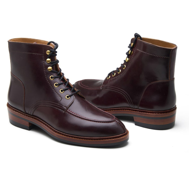 Fred, Norwegian Toe Boot - SHELL CORDOVAN COLOR#8 | CORDOVAN SERIES