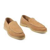 Orlie, Slipons - Beige Go Rain Suede | Unlined Flex Collection