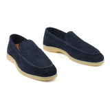 Orlie, Slipons - Navy Go Rain Suede | Unlined Flex Collection