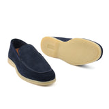 Orlie, Slipons - Navy Go Rain Suede | Unlined Flex Collection