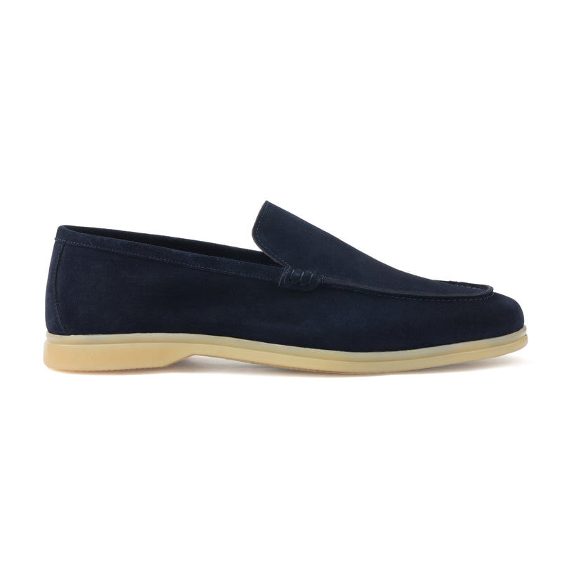 Orlie, Slipons - Navy Go Rain Suede | Unlined Flex Collection