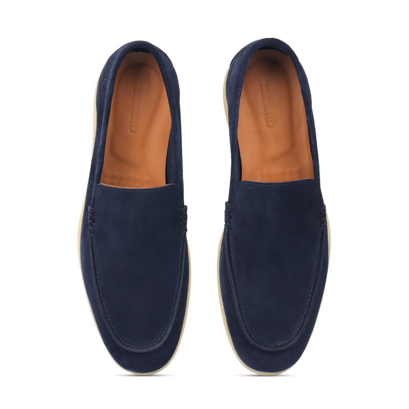 Orlie, Slipons - Navy Go Rain Suede | Unlined Flex Collection