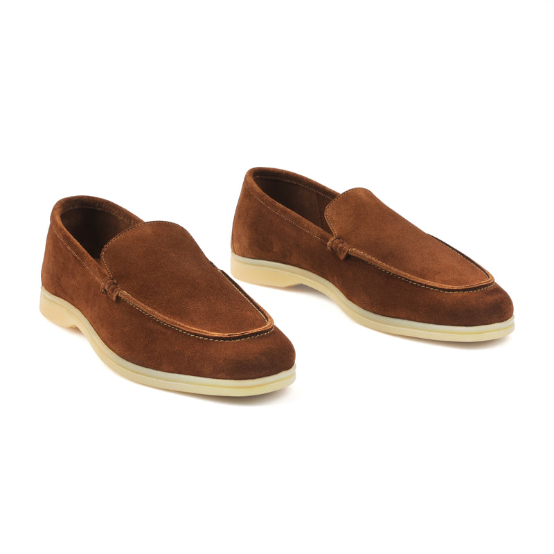 Orlie, Slipons - Polo Brown Go Rain Suede | Unlined Flex Collection