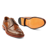 Barrister, Longwing Blucher - Shell Cordovan Bourbon | Hand Welted Cordovan Series