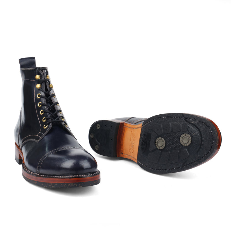 Luchador-Z, Service Boot - Dark Navy Horserump | Boots 3.0