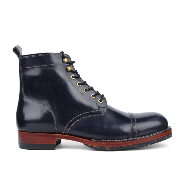 Luchador-Z, Service Boot - Dark Navy Horserump | Boots 3.0