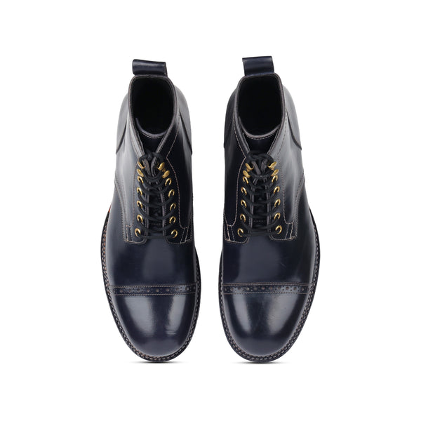 Luchador-Z, Service Boot - Dark Navy Horserump | Boots 3.0