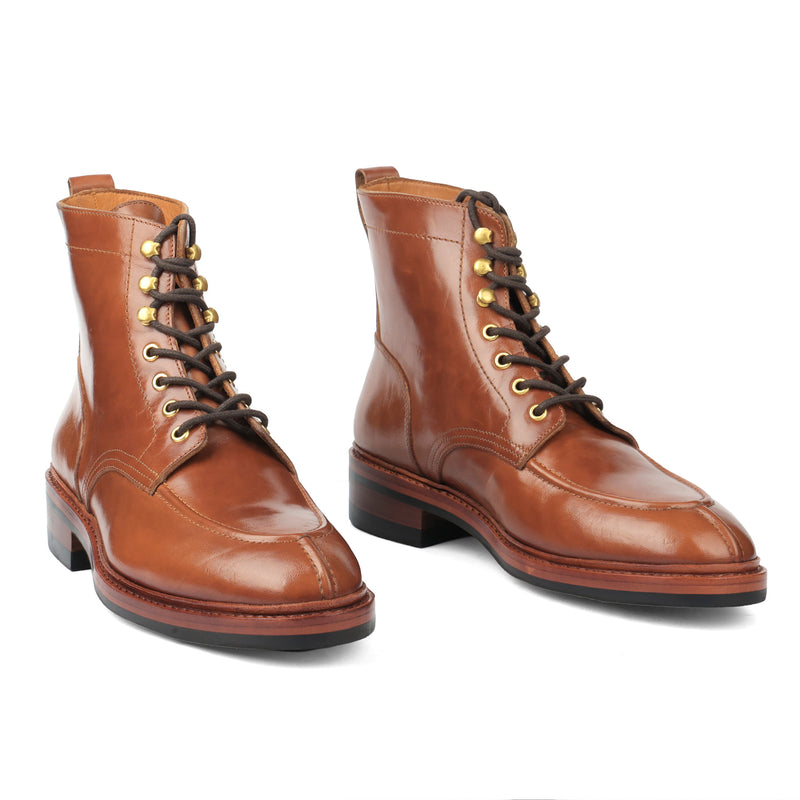 Fred, Norwegian Toe Boot - Toscanello Horserump | Hand Welted Boots 2.0