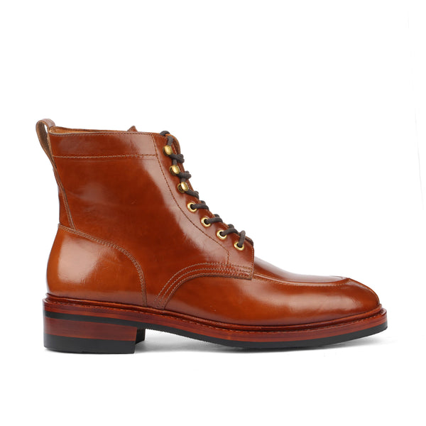 Fred, Norwegian Toe Boot - Toscanello Horserump | Hand Welted Boots 2.0