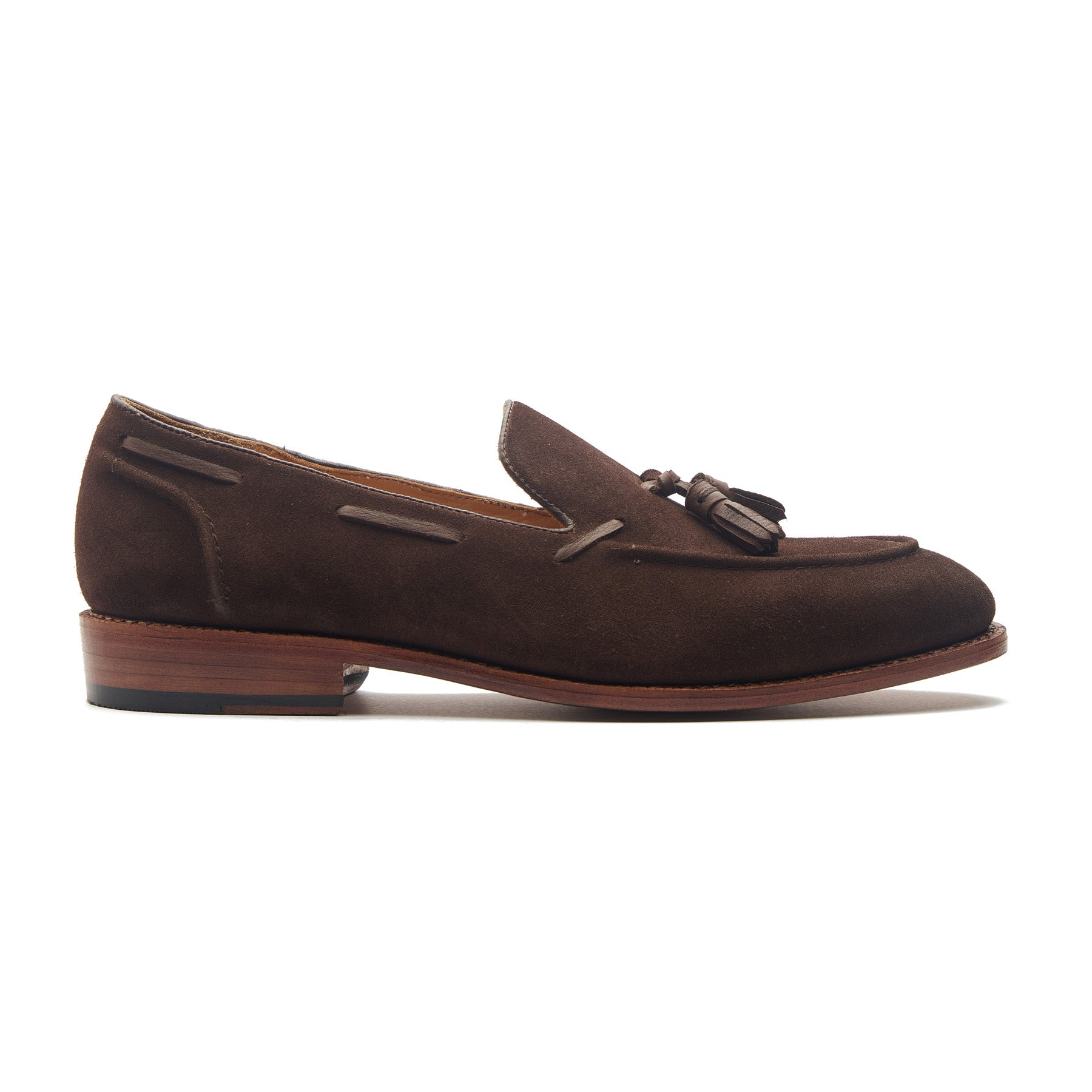 Royce, Tassel Loafer - Brown Reverse Calf Suede | Summer Classics ...