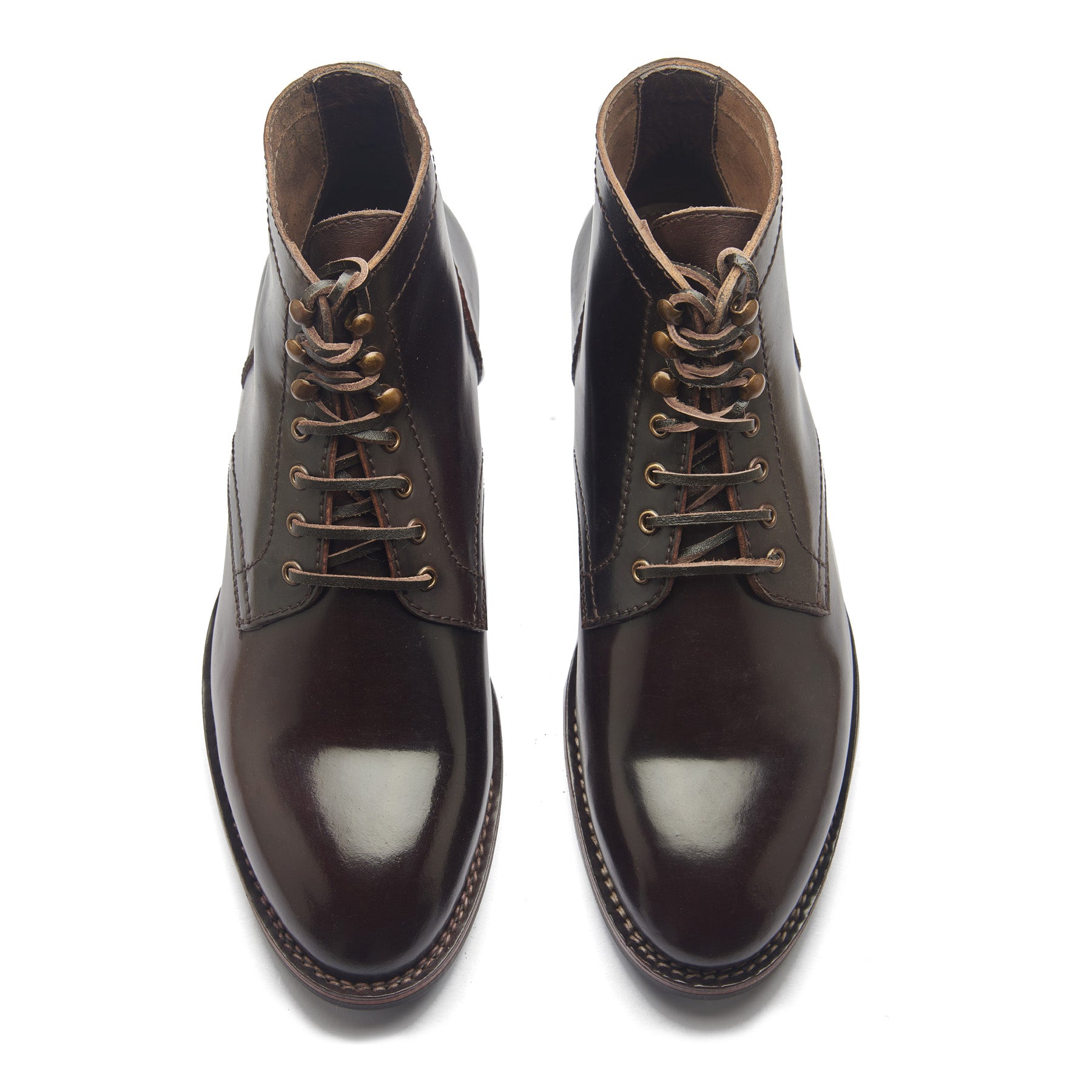 Rudiger, Service Boot - Shell Cordovan Color#8 | Stitchdown Constructi ...