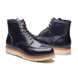 Dallas, Moctoe Boot - Dark Navy Horserump | Boots 2.0