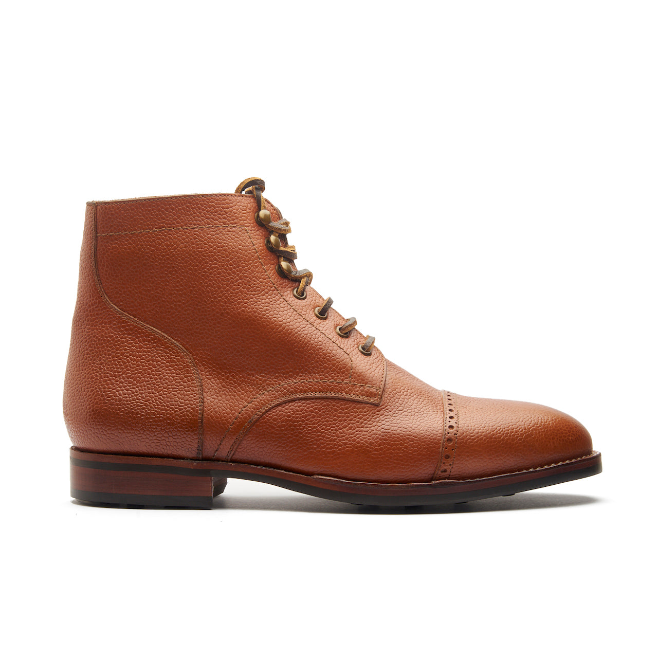 Luchador, Service Boot - Cognac Scotch Grain| Service Boots – BLKBRD ...