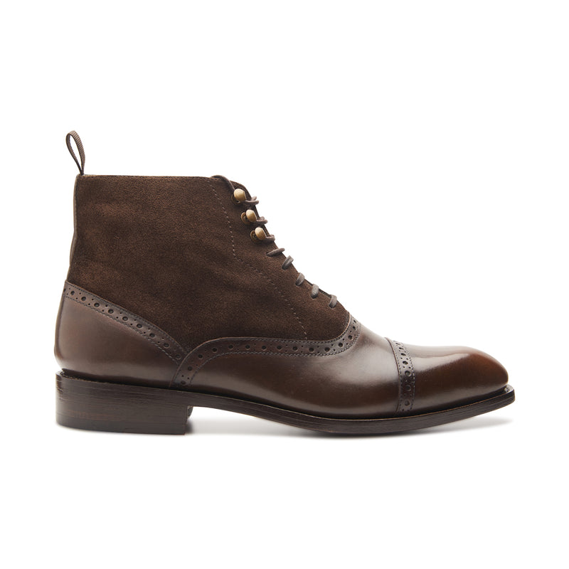 Vittorio, Captoe Oxford Boot - Brown | Hand Welted | Classics Collecti ...