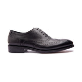 Marcell, Full Brogue Wingtip Oxford - Black | The Classics - BLKBRD SHOEMAKER