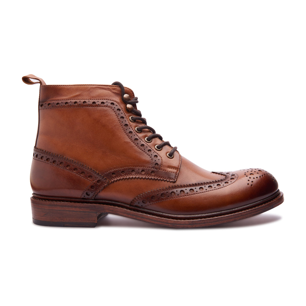 Montero, Wingtip Derby Boot - Cognac | Storm Welt | Classics Collectio ...